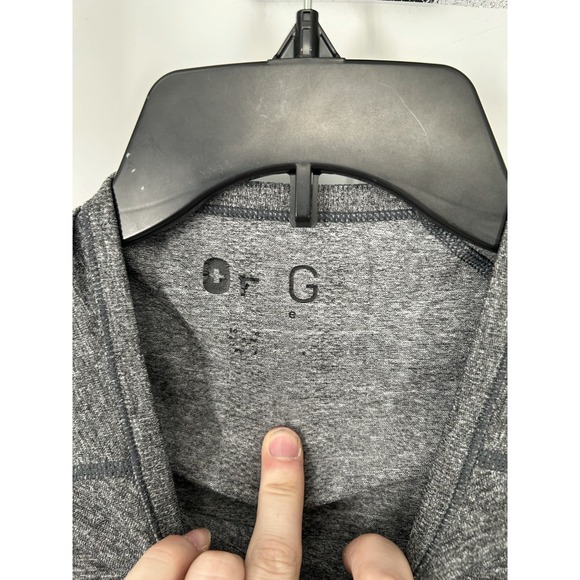 FIGS Salta Seamless Underscrub Top Womens XS Dark Grey Long Sleeve T Shirt Tee - Picture 3 of 4